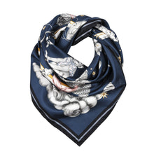 Astrology Silk Scarf Blue - Emma Fällman Stockholm