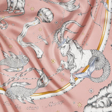 Astrology Silk Scarf Pink - Emma Fällman Stockholm