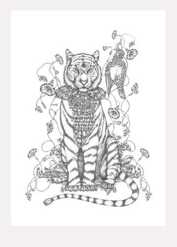 Totem Tiger, Art Print