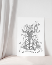 Totem Tiger, Art Print